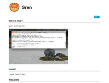 Tablet Screenshot of gren.ongaeshi.me